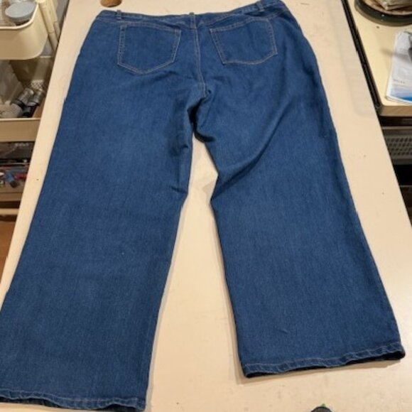 Woman Within Wide Leg Jeans - Picture 6 of 9